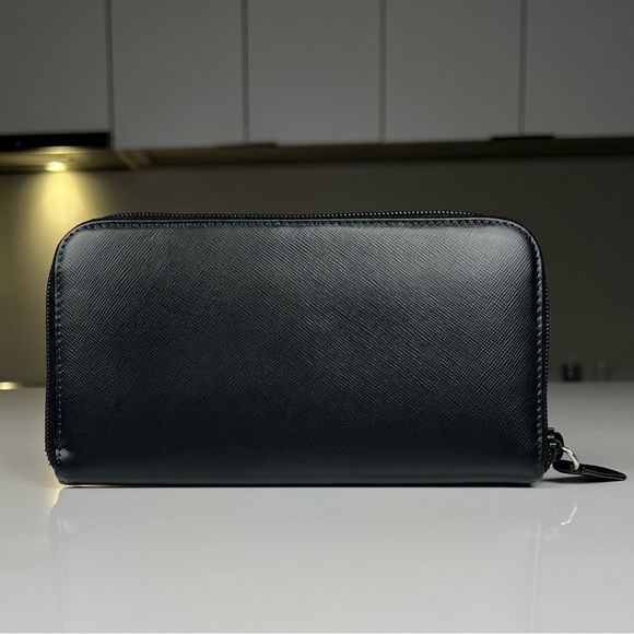 Prada Saffiano Long Zip Around Wallet - Picture 2 of 9